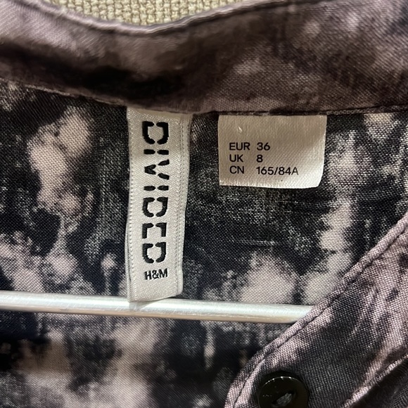 Cotton blend, comfortable dress for evening wear. - Picture 3 of 3